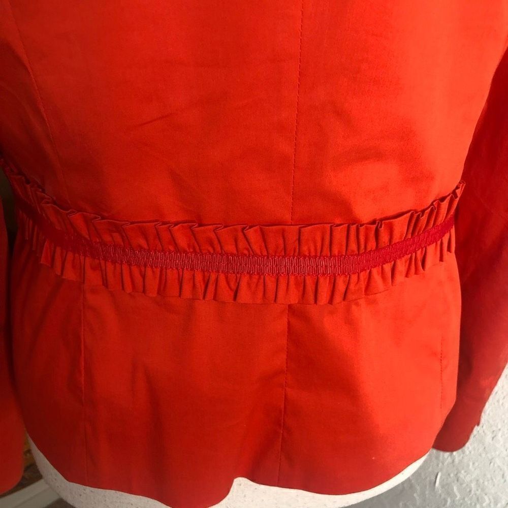 Sonia Bogner Retro Light Cotton Four Button Jacket Size 8 - Picture 6 of 15